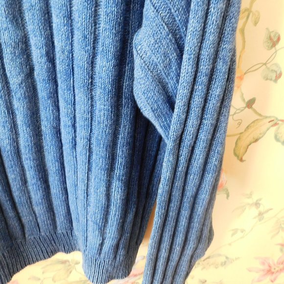 🪺 Blue Ribbed Sweater - Picture 12 of 12